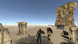 Sara Donhildi Adventures - Fighting the bad guys, skeletons, golems